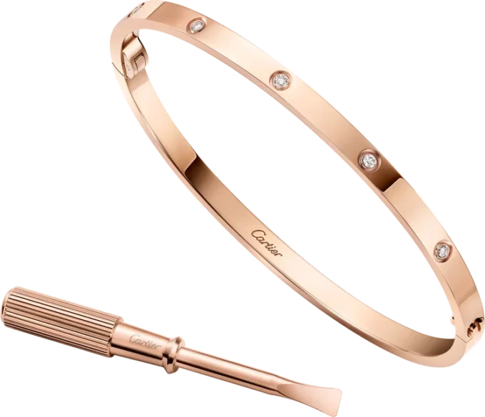 Love Bracelet, Small Model, 10 Diamonds Love Bracelet, Small Model, 10 Diamonds