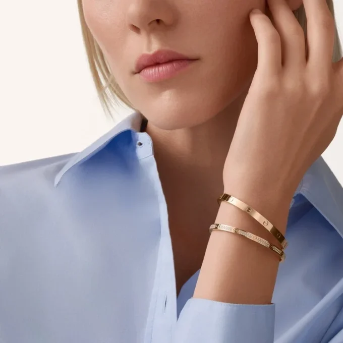 Love Bracelet, Small Model, Paved