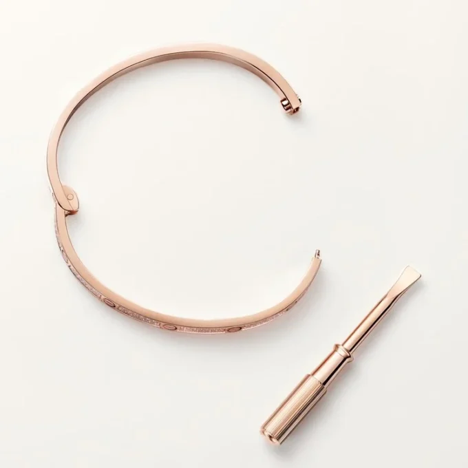 Love Bracelet, Small Model, Paved