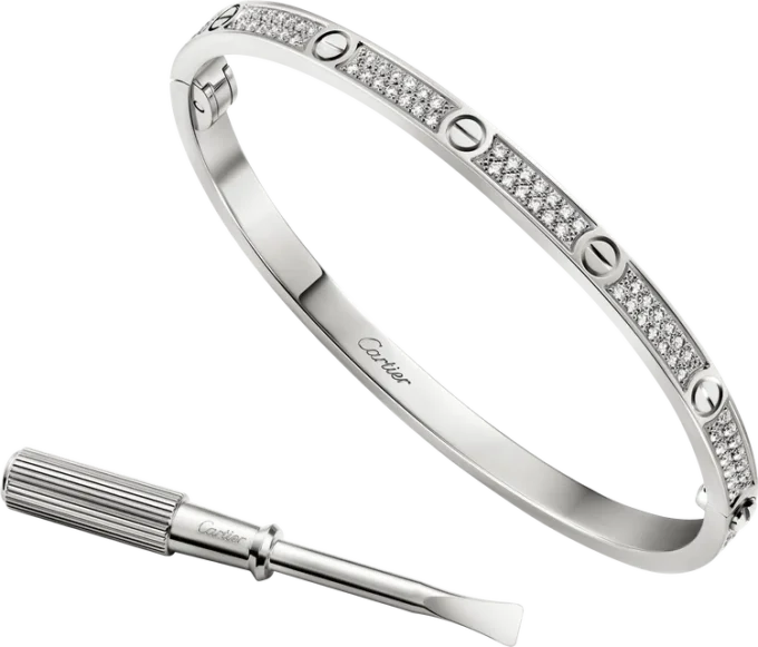 Love Bracelet, Small Model, Paved Love Bracelet, Small Model, Paved