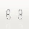 Love Earrings, Multiwear, Half-Paved