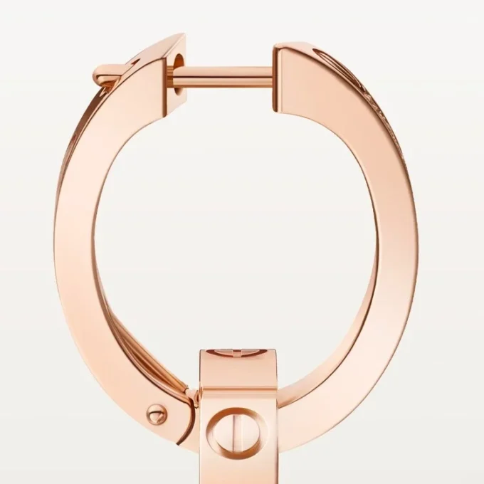 Love Earrings, Multiwear, Half-Paved