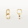 Love Earrings, Multiwear, Half-Paved