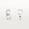 Love Earrings, Multiwear, Half-Paved