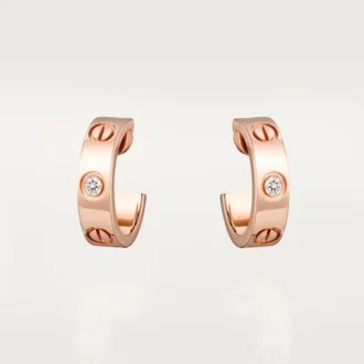 Love Earrings – Pink Gold, Diamonds – Cartier