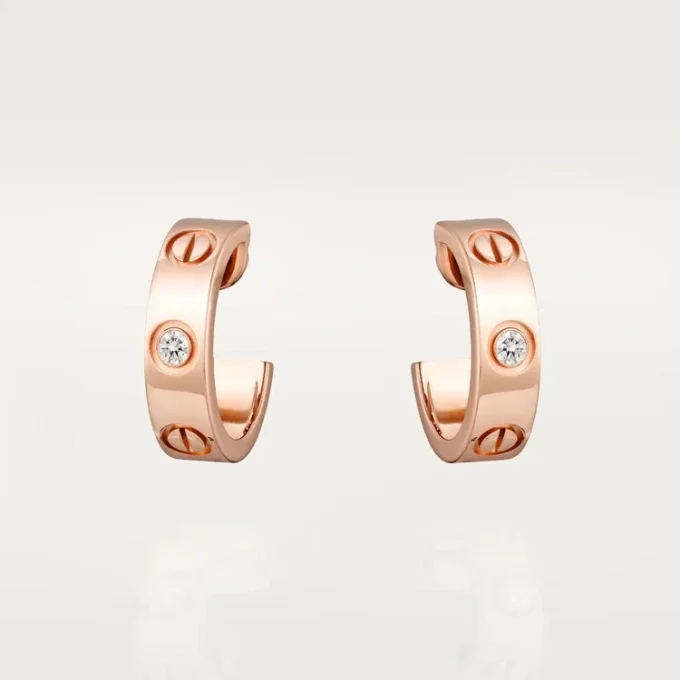 Love Earrings – Pink Gold, Diamonds – Cartier