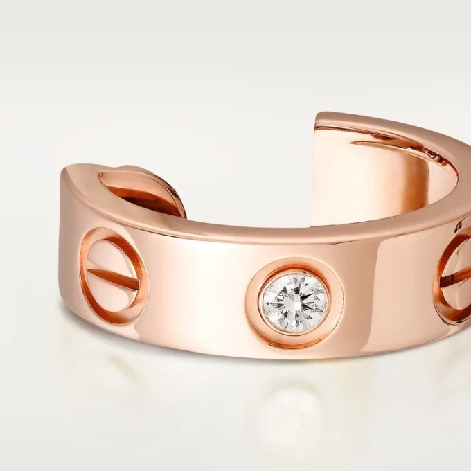 Love Earrings – Pink Gold, Diamonds – Cartier