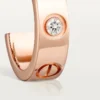 Love Earrings – Pink Gold, Diamonds – Cartier