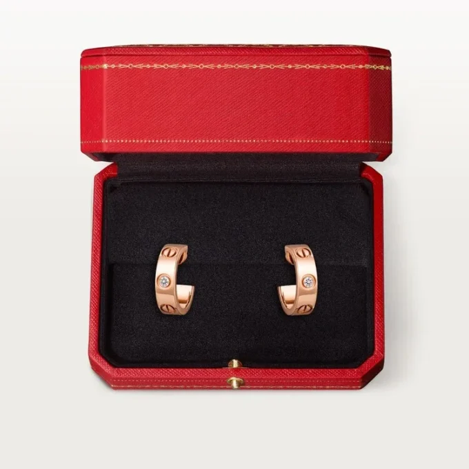 Love Earrings – Pink Gold, Diamonds – Cartier