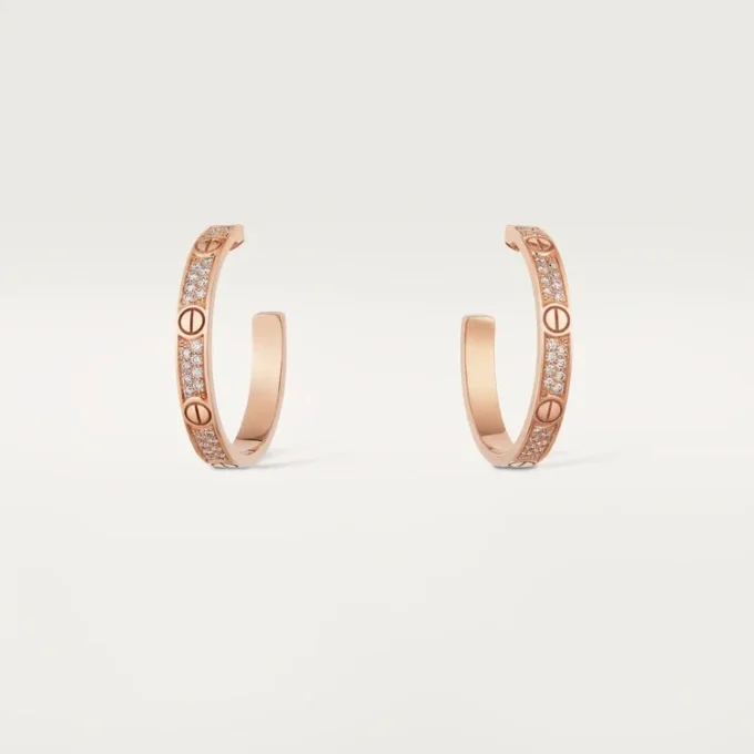 Love Earrings – Rose Gold, Diamond – Cartier Love Earrings – Rose Gold, Diamond – Cartier