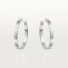 Love Earrings – White Gold – Cartier Love Earrings – White Gold – Cartier