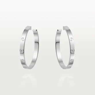 Love Earrings – White Gold – Cartier