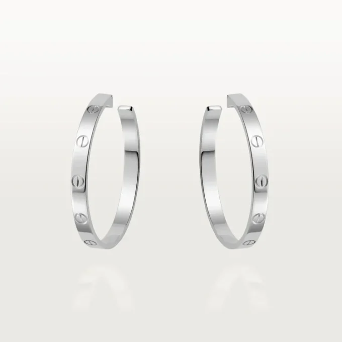 Love Earrings – White Gold – Cartier Love Earrings – White Gold – Cartier