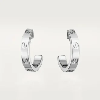 Love Earrings – White Gold – Cartier
