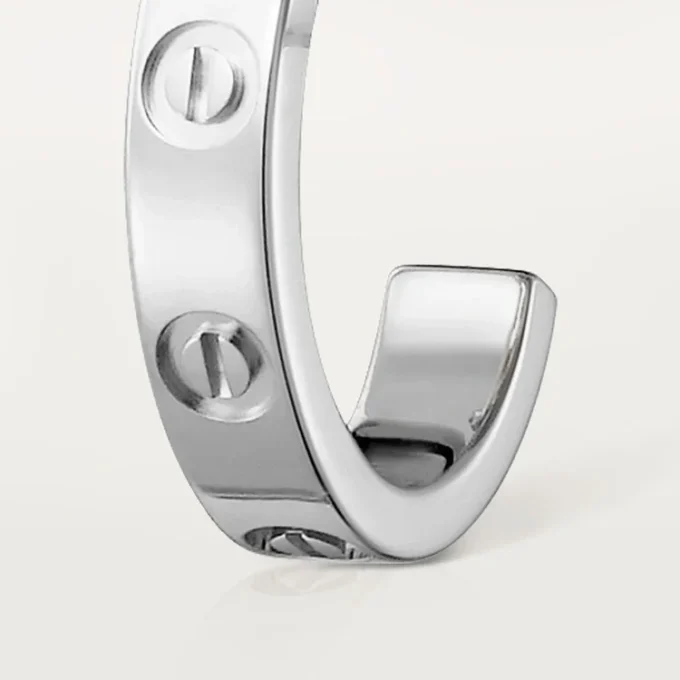 Love Earrings – White Gold – Cartier Love Earrings – White Gold – Cartier