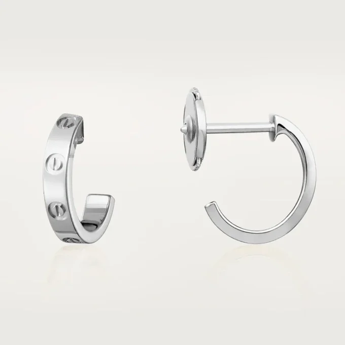 Love Earrings – White Gold – Cartier Love Earrings – White Gold – Cartier