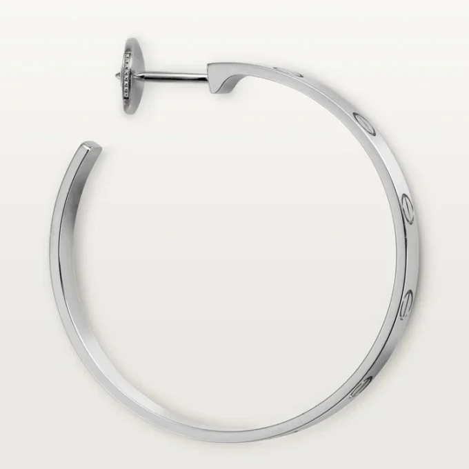 Love Earrings – White Gold – Cartier Love Earrings – White Gold – Cartier
