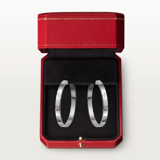 Love Earrings – White Gold – Cartier Love Earrings – White Gold – Cartier