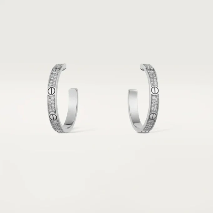 Love Earrings – White Gold, Diamond – Cartier Love Earrings – White Gold, Diamond – Cartier