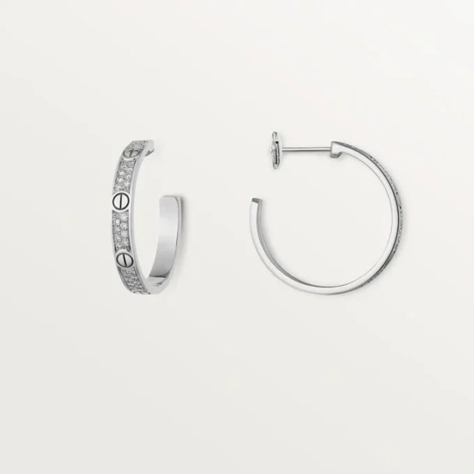 Love Earrings – White Gold, Diamond – Cartier Love Earrings – White Gold, Diamond – Cartier