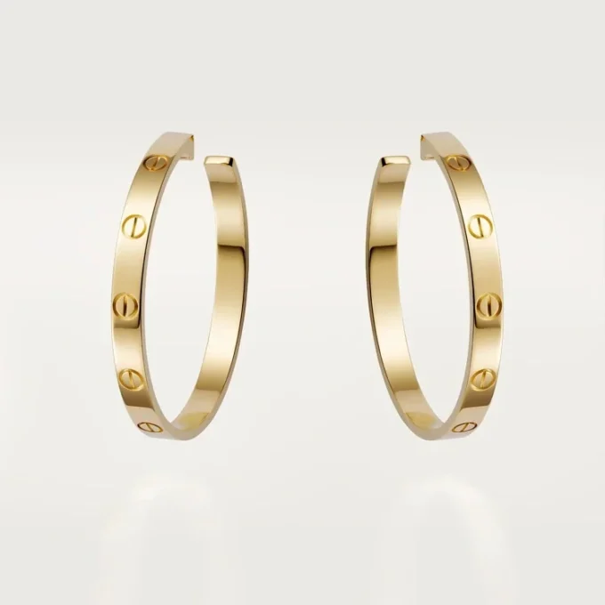 Love Earrings – Yellow Gold – Cartier Love Earrings – Yellow Gold – Cartier