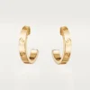 Love Hoop Earrings – Yellow Gold, Small Model | Cartier Us