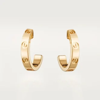 Love Hoop Earrings – Yellow Gold, Small Model | Cartier Us