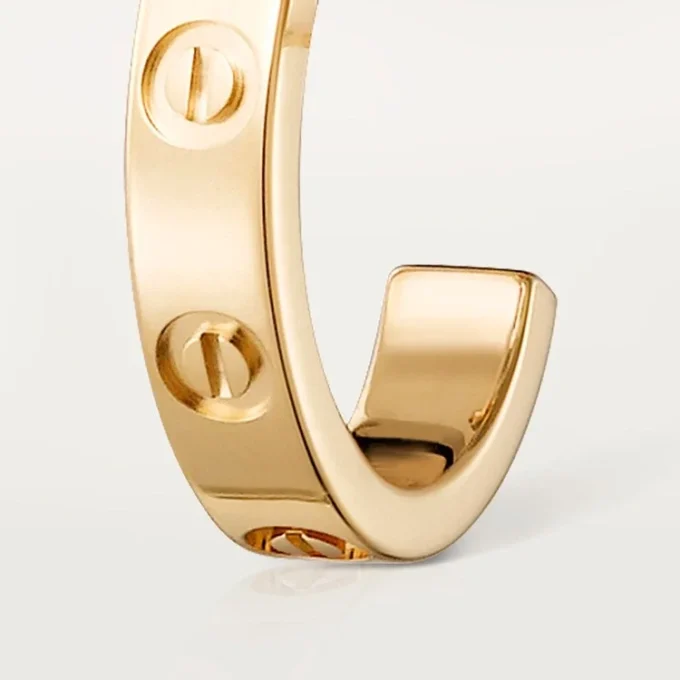 Love Hoop Earrings – Yellow Gold, Small Model | Cartier Us
