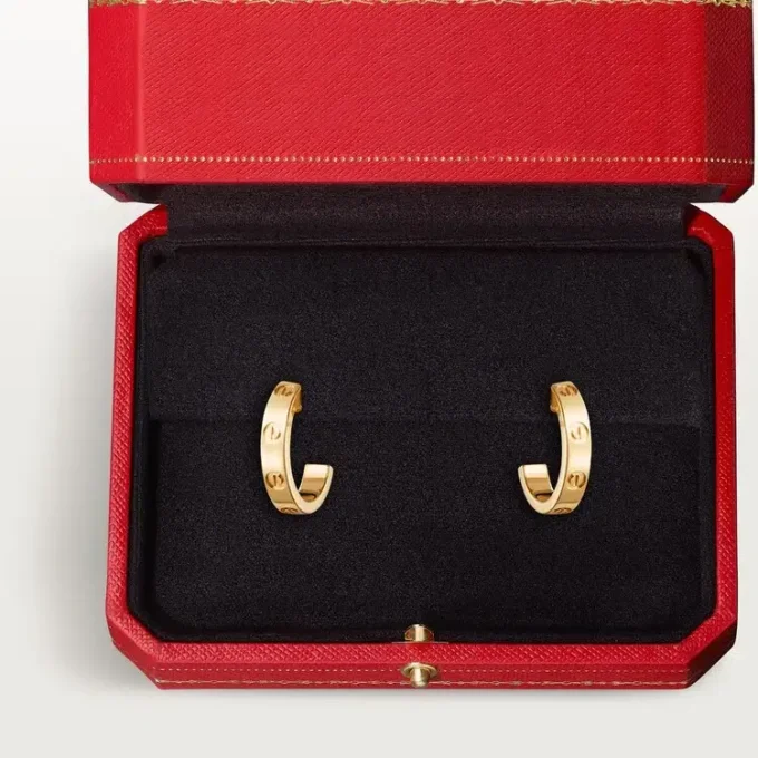 Love Hoop Earrings – Yellow Gold, Small Model | Cartier Us