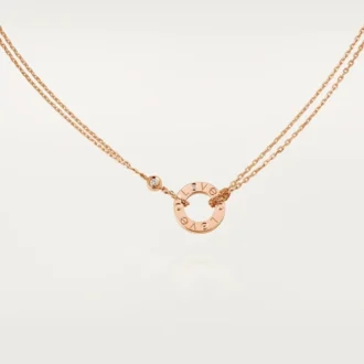 Love Necklace, 2 Diamonds – Rose Gold, Diamonds – Cartier
