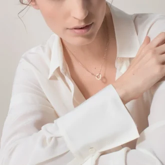 Love Necklace, 2 Diamonds – Rose Gold, Diamonds – Cartier