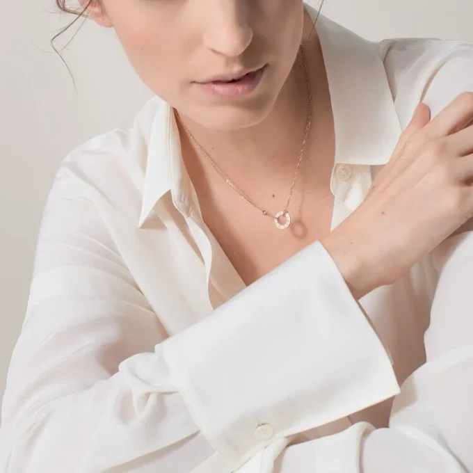 Love Necklace, 2 Diamonds – Rose Gold, Diamonds – Cartier Love Necklace, 2 Diamonds – Rose Gold, Diamonds – Cartier