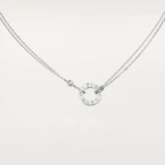 Love Necklace, 2 Diamonds – White Gold, Diamonds – Cartier