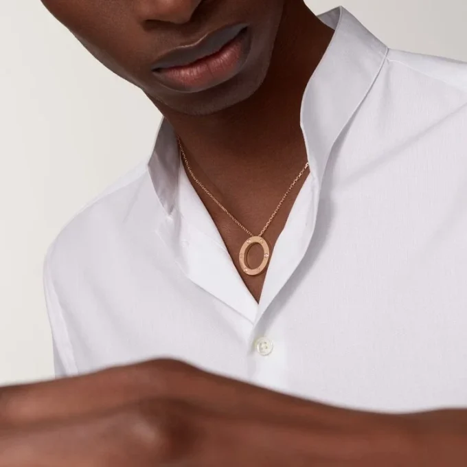 Love Necklace, 3 Diamonds – Rose Gold, Diamonds – Cartier Love Necklace, 3 Diamonds – Rose Gold, Diamonds – Cartier