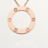 Love Necklace, 3 Diamonds – Rose Gold, Diamonds – Cartier Love Necklace, 3 Diamonds – Rose Gold, Diamonds – Cartier