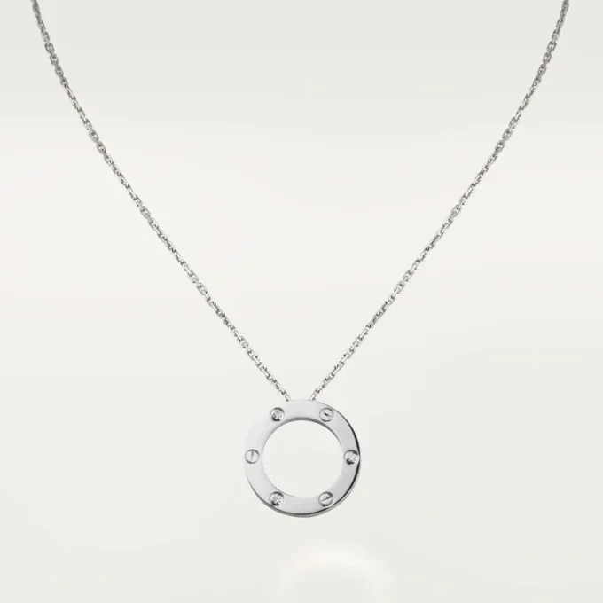 Love Necklace, 3 Diamonds – White Gold, Diamonds – Cartier Love Necklace, 3 Diamonds – White Gold, Diamonds – Cartier