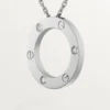 Love Necklace, 3 Diamonds – White Gold, Diamonds – Cartier Love Necklace, 3 Diamonds – White Gold, Diamonds – Cartier