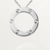 Love Necklace, 3 Diamonds – White Gold, Diamonds – Cartier Love Necklace, 3 Diamonds – White Gold, Diamonds – Cartier