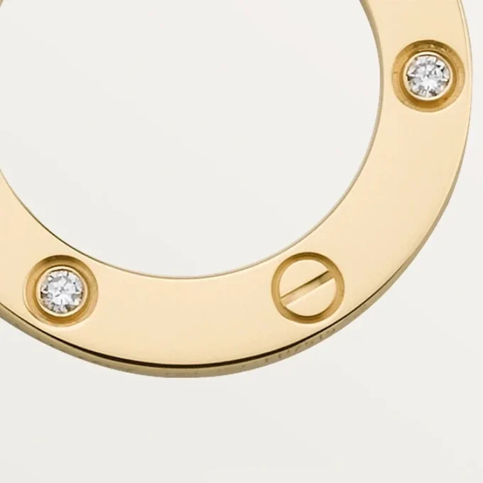 Love Necklace, 3 Diamonds – Yellow Gold, Diamonds – Cartier Love Necklace, 3 Diamonds – Yellow Gold, Diamonds – Cartier