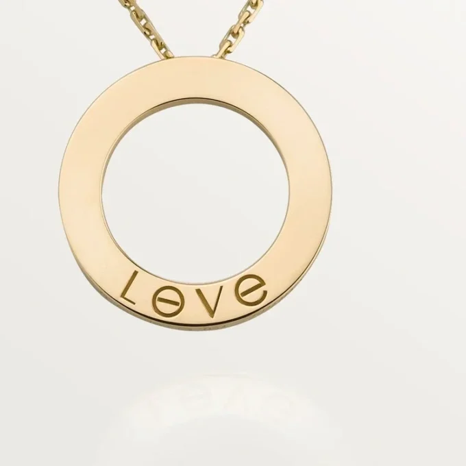 Love Necklace, 3 Diamonds – Yellow Gold, Diamonds – Cartier Love Necklace, 3 Diamonds – Yellow Gold, Diamonds – Cartier