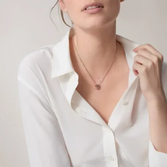 Love Necklace, 6 Diamonds – Rose Gold, White Gold, Diamonds – Cartier