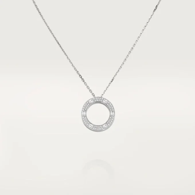 Love Necklace, Diamond-Paved – White Gold, Diamonds – Cartier Love Necklace, Diamond-Paved – White Gold, Diamonds – Cartier