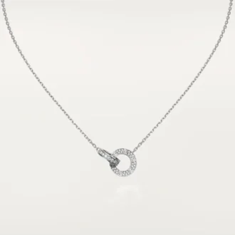 Love Necklace, Diamond-Paved – White Gold, Diamonds – Cartier