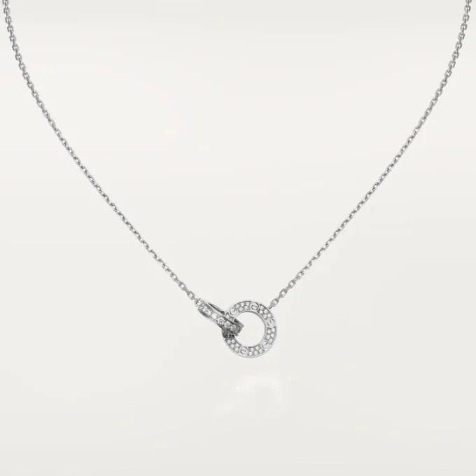 Love Necklace, Diamond-Paved – White Gold, Diamonds – Cartier Love Necklace, Diamond-Paved – White Gold, Diamonds – Cartier