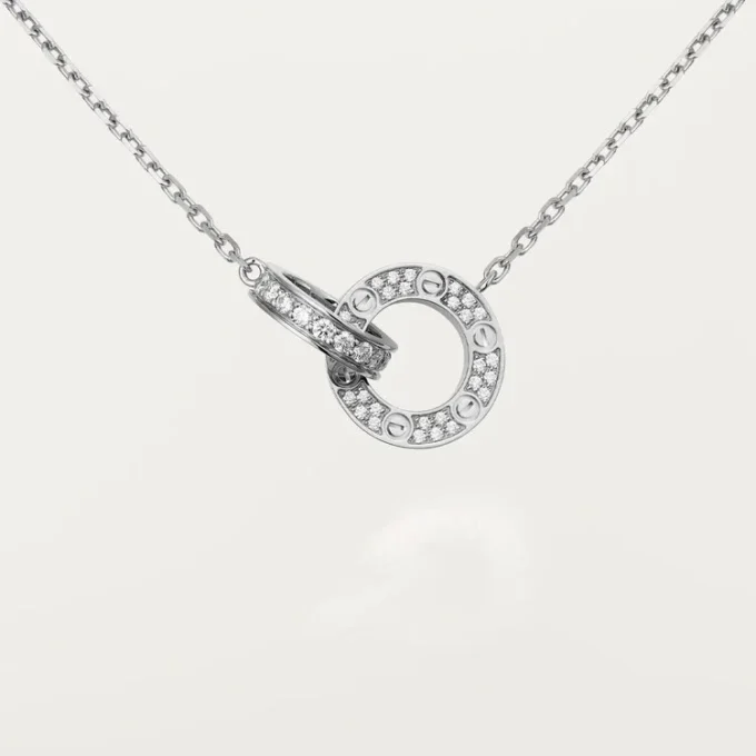 Love Necklace, Diamond-Paved – White Gold, Diamonds – Cartier Love Necklace, Diamond-Paved – White Gold, Diamonds – Cartier