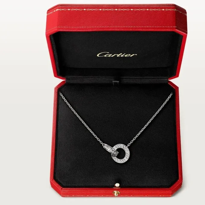 Love Necklace, Diamond-Paved – White Gold, Diamonds – Cartier Love Necklace, Diamond-Paved – White Gold, Diamonds – Cartier