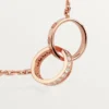 Love Necklace, Diamonds – Rose Gold, Diamonds – Cartier Love Necklace, Diamonds – Rose Gold, Diamonds – Cartier