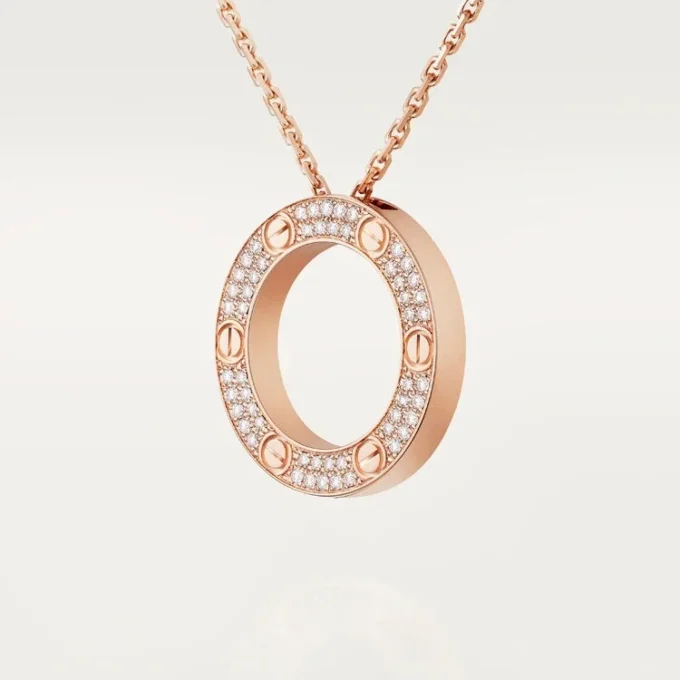 Love Necklace – Pink Gold, Diamonds – Cartier Love Necklace – Pink Gold, Diamonds – Cartier