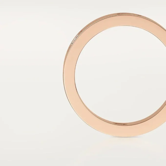 Love Ring, 3 Diamonds – Rose Gold, Diamonds – Cartier