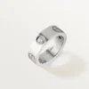 Love Ring, 3 Diamonds – White Gold, Diamonds – Cartier